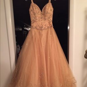 Champagne colored Gown
